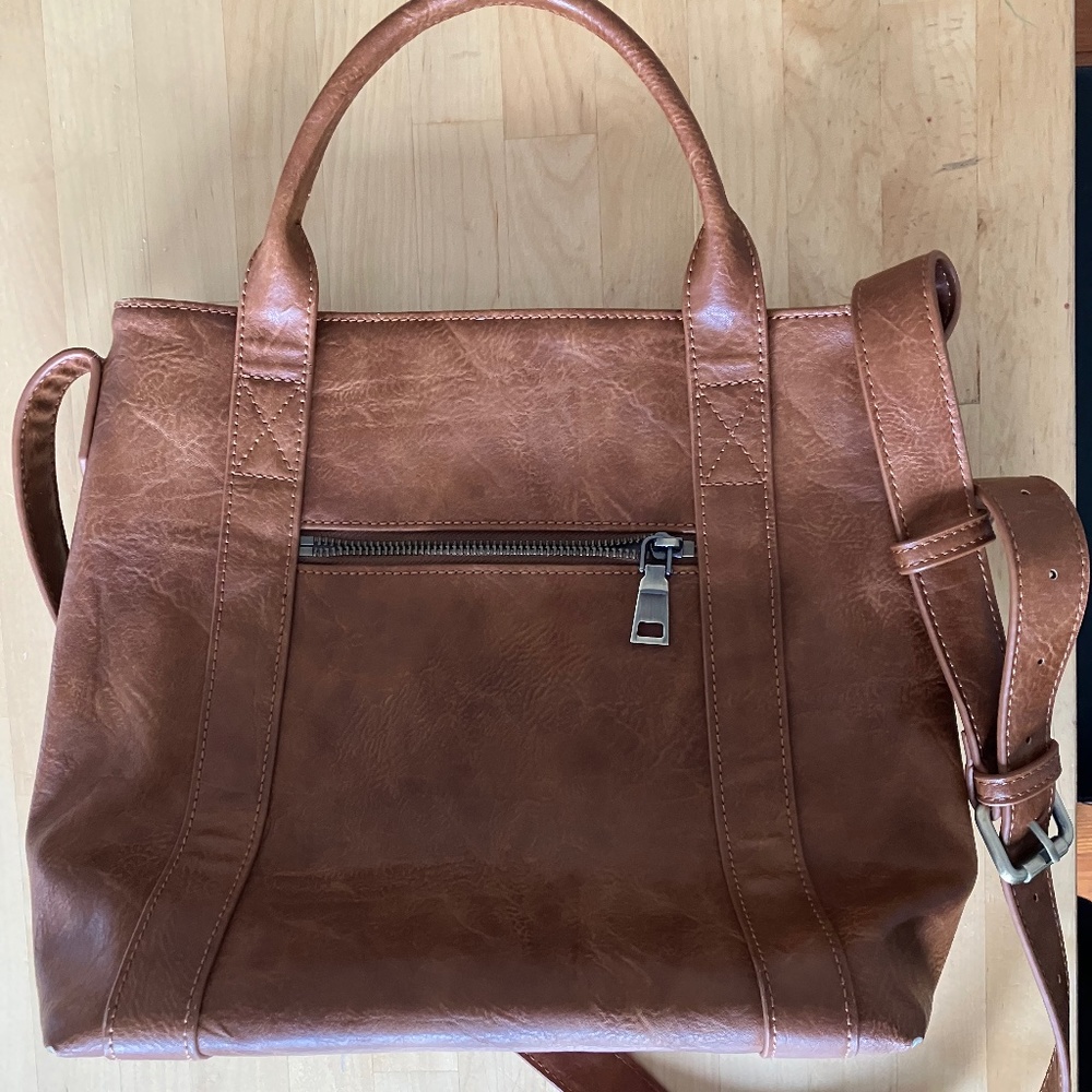 Azaria vegan leather crossbody bag